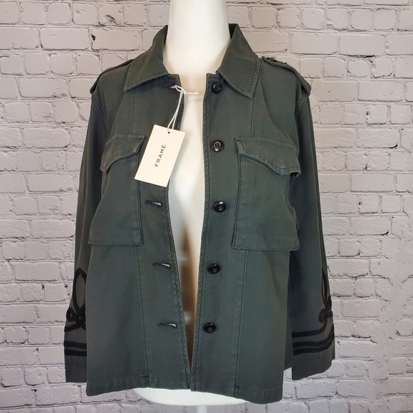 𝅺frame Service Shirt Jacket sz. XS NWT - Picture 9 of 11